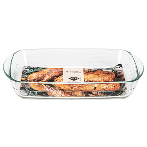 Форма для запекания 40,2х26,4х7см 4,5л LUCKY боросиликатное стекло 000000000001215697