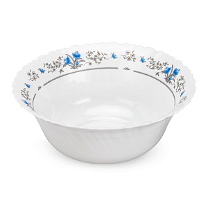 Салатник 25см/2,5лFARFORELLE Голубой цветок стеклокерамика 000000000001222847