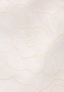 Покрывало 200х240см DE'NASTIA пион2 3слоя молочное жаккард 55%хлопок 45%полиэстер 000000000001212603