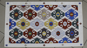 Коврик универсальный 60х100см ПОСУДА ЦЕНТР Ромбы для прихожих полиэстер 000000000001187097