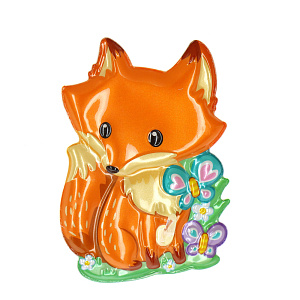 Одинарный стикер крючок Лисенок Room Decoration 000000000001127370