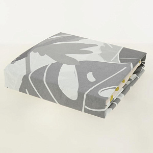 Комплект постельного белья1,5-спальный Этель Colored tropics вид1 пододеяльник143х215см простыня150х214см наволочки70х70см-2шт 125гр поплин 100%хлопок 000000000001206710