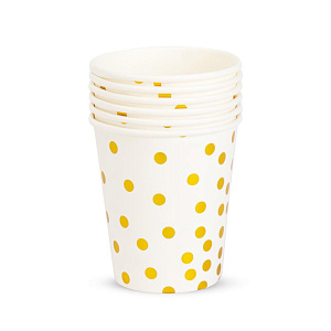 Набор стаканов одноразовых 6шт Dots 000000000001222133