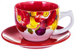 Набор чайный,12шт,мет/ст, пд/уп,ХРИЗАНТЕМА,111-09009 000000000001178509