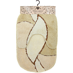 Набор ковриков для ванной комнаты, 2 шт 000000000001169113