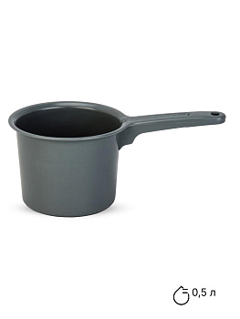 Ковш 0,5л серый полиэтилен 000000000001227334