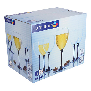 ДОМИНО Набор фужеров для вина 6шт 350мл LUMINARC стекло J0015 000000000001101851