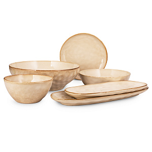 Салатник 15,5см бежевый глазурованная керамика 000000000001217533