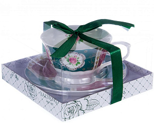 Чайная пара фарфор чашка 250мл/блюдце Маргарет подарочная упаковка Маркиза Balsford 122-05018 000000000001197845