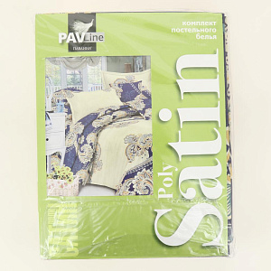 Комплект постельного белья 2-спальный ПАВЛАЙН полисатин полиэстер 000000000001206790