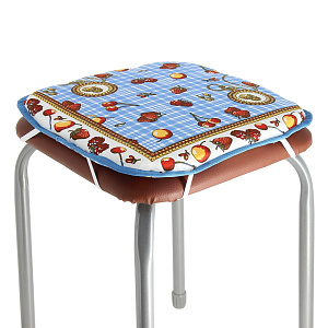 Табурет 37х37х46см НИКА Классика-3. Квадратное сидение. Сталь винилискожа МДФ пластик 000000000001083654