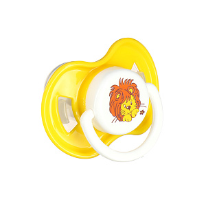 Соска-Пустышка Веселые животные Lubby, от 0 месяцев, латекс 000000000001135434