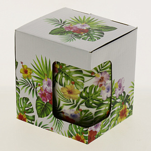 Кружка заварочная 350мл OLAFF Цветы металлическое сито подарочная упаковка 000000000001185053