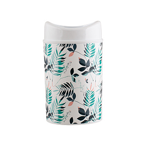 Контейнер для мусора 1,6л ПОЛИМЕРБЫТ BREEZE leaf пластик 000000000001213065