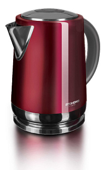 Чайник электрический 1,7л REDMOND RK-M148 красный металл 000000000001195724
