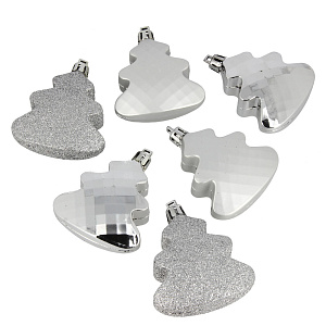 Набор декоративных украшений Елочка Посуда Центр, 7 см, 6 шт. 000000000001161770