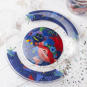 Тарелка 19,5см ND Play Серия Техно Тролли 2 стекло 000000000001197733