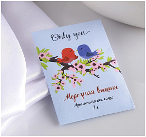 Аромасаше 7гр "Only you" МОРОЗНАЯ ВИШНЯ для ароматизации помещений и постельного белья LI 1500-07 000000000001200476