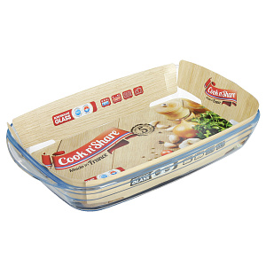 Форма для запекания 2,1л 33х20см PYREX COOK&SHARE прямоугольная стекло Форма для запекания 2,1л 33х20см PYREX COOK&SHARE прямоугольная стекло 000000000001088917