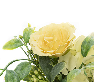 Цветок искуственный Букет микс 25см припыленный пластик 000000000001217058