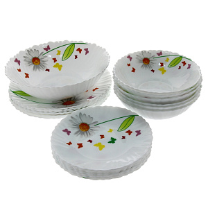 Столовый набор Ромашка  Farforelle, 19 предметов 000000000001059982