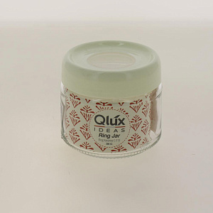 Банка для сыпучих продуктов 300мл FACKELMANN Style серая плоская крышка стекло 000000000001194385