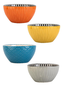 Салатнк 14см/500мл в ассортименте керамика 000000000001227205