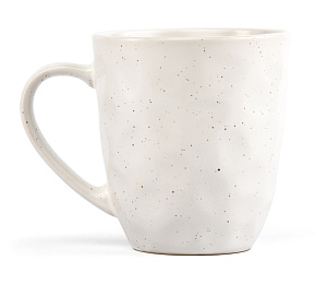 Кружка 380мл NINGBO Соты белый глазурованная керамика 000000000001217622