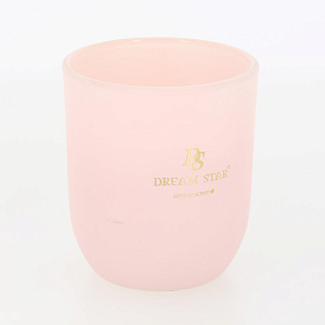 Свеча 7х8см классическая в стакане 000000000001209190