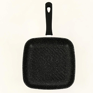 Сковорода Гриль 26х26см VARI Классическая каменная антипригарное покрытие алюминий 000000000001203534