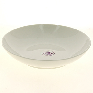 Тарелка суповая 23см TUDOR ENGLAND Royal White белый фарфор 000000000001181754