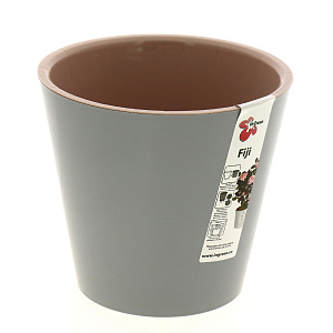 Горшок Фиджи D160мм/1,6л пепельный ING1553ПЕП 000000000001185192