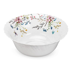 Салатник 25см/2,5л FARFORELLE Цветущий луг стеклокерамика 000000000001222849