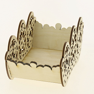 Корзина резная дерево ХВ, 18х9.7х8.5 см 000000000001143400