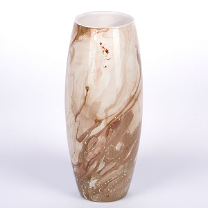 Ваза деколированная 26см ЯБЛОКО Акварель разводы стекло 000000000001210923