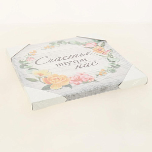 Картина на холсте 31х31см ПОСТЕР-ЛАЙН Счастье Экологически чистые материалы и высококачественная печать делают изображение ярким и красочным 000000000001206825