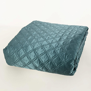 Покрывало DeN Палермо 240х260 атл/мат изумрудный геом2 U000240 000000000001203068