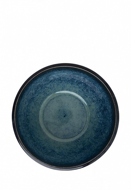 Салатник 17,5см 1,338л DE'NASTIA большой голубой керамика 000000000001216791