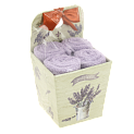 Набор махровых салфеток 4шт 30х30см ЭТЕЛЬ Lavender плотность 340г/м2 хлопок 000000000001209816