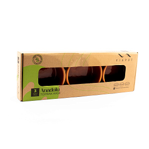 Набор форм для запекания 3шт 12x4см 250мл VIAPOT керамика 000000000001206512