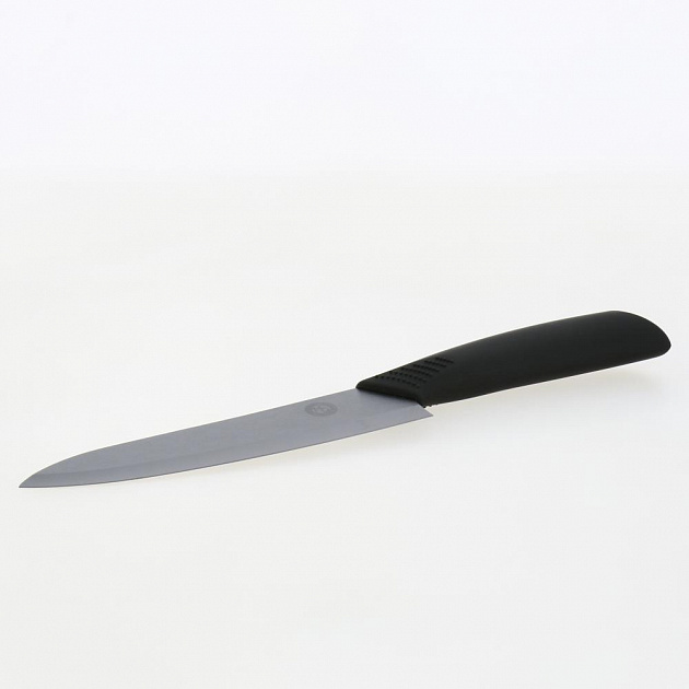 Нож лезвие15см Magistro Black ручка soft touch керамика 000000000001210442