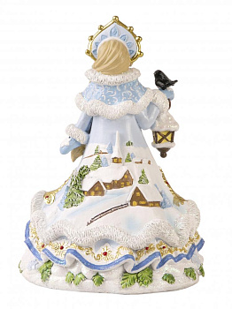 Новогодняя фигурка Снегурочка Русская-коса из полирезины / 22x15,5x12см арт.80313 000000000001191214