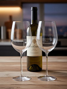 Набор бокалов для вина 2шт 750мл прозрачный подарочная упаковка стекло 000000000001228574