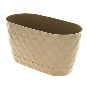 Кашпо 4,25л SUN PLASTIK ромб пластик 438 000000000001188652