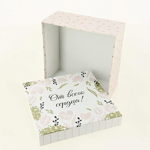 Коробка подарочная 19x19x9см ЖЕНСКАЯ КОЛЛЕКЦИЯ №2 000000000001206257