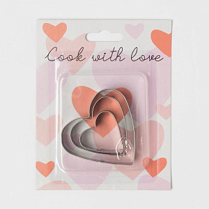 Набор кухонный в мешочке Love forever (полотенце + формочки для печенья) 4685243 000000000001200856