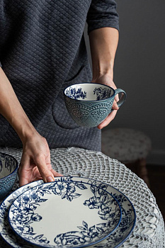 Тарелка десертная 21,4см ND PLAY Орнамент фарфор 000000000001210965