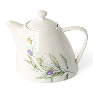 Чайник заварочный 550мл DE'NASTIA Оливки фарфор 000000000001217747