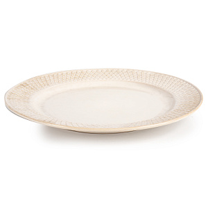 Тарелка обеденная 26,5см Орнамент глазурованная керамика 000000000001217543