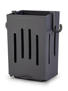 Подставка для столовых приборов 8,5х6х12,8см серый пластик 000000000001228328